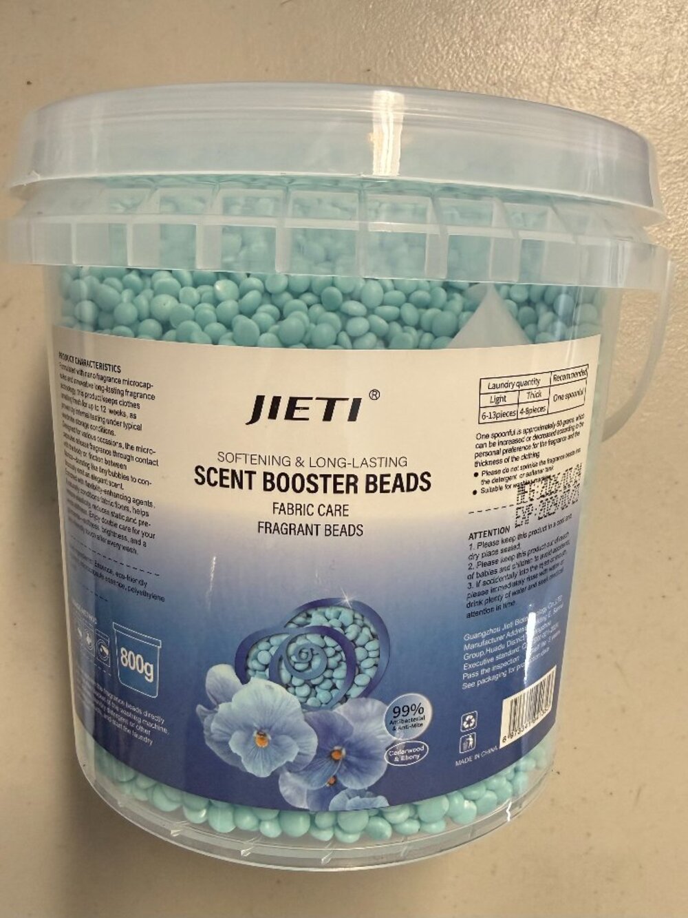 SCENT BOOSTER BEADS FABRIC CARE FRAGRANT BEADS NEW SEALED 800G
